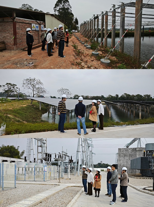 聯學聯建聚合力互學互通促提升電氣工程學院赴花都赤坭在建光伏項目